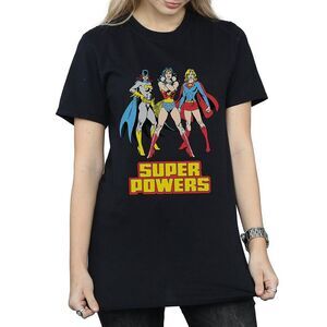 DC Super Hero Girls Womens/Ladies Super Power Group Cotton Boyfriend T-Shirt / B